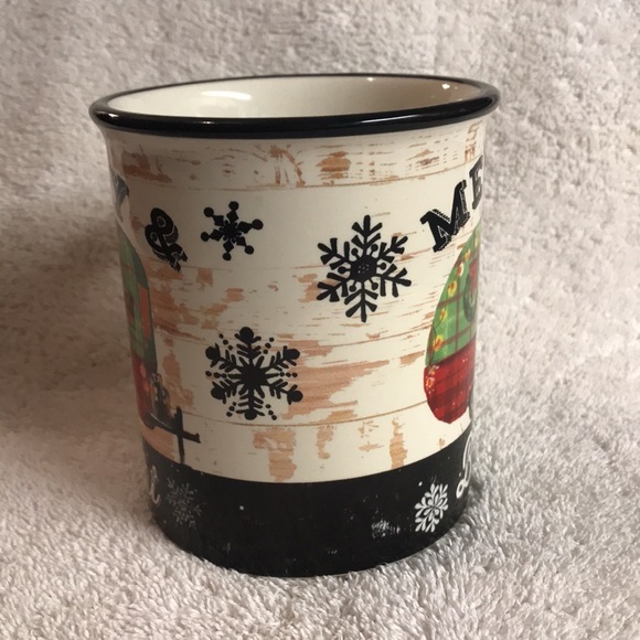 Merry & Bright Home For Christmas Plate and Mug - by Certified International - Picture 8 of 10